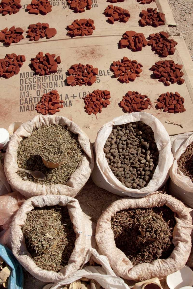 Namibia, Opuwo Fragrant herbs and ochre